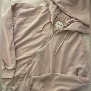 Abercrombie lightweight zip up hoodie